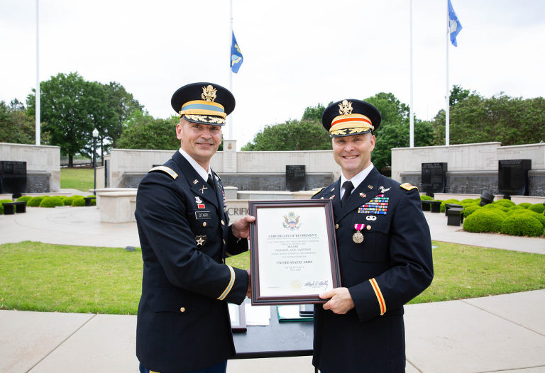 Military Retirement Ceremony Photographer Huntsville Alabama