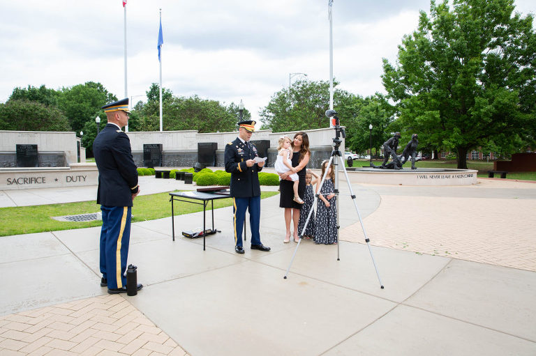 Military Retirement Ceremony Photographer Huntsville Alabama